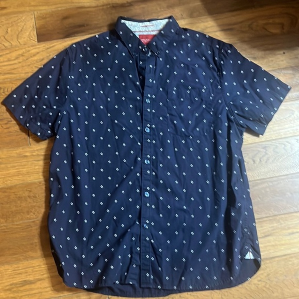 Denim and Flower dress shirt